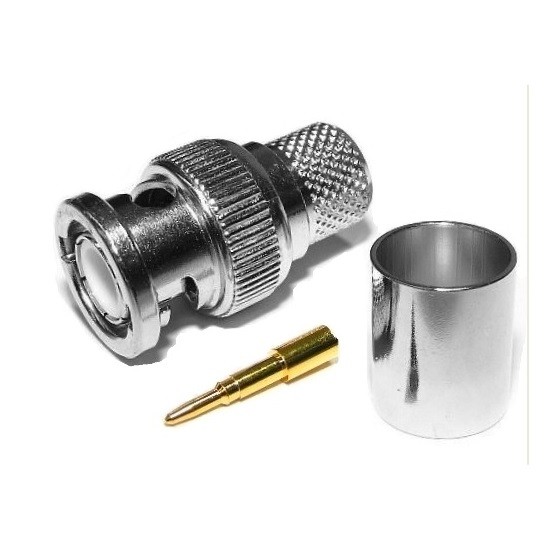 Детальное изображение товара "Разъем BNC male на RG-213" из каталога оборудования для видеонаблюдения