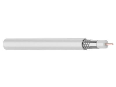 Кабель коаксиальный 75 Ом PROconnect RG-6U (белый, Cu/Al/Al 48%), бухта 10 м