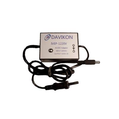 Блок питания 12В 2А Давикон ИВЭП-1220V с вилкой питания 220В и разъёмом 12В