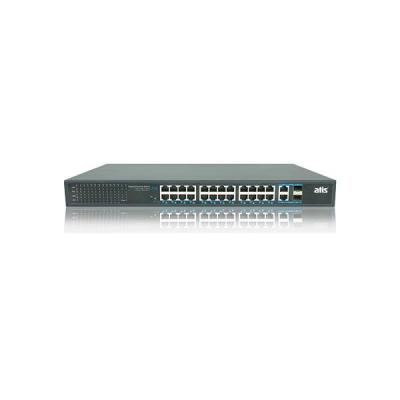 PoE коммутатор 28 портов ATIS PoE-10026-24P-2S PoE коммутатор 28 портов ATIS PoE-10026-24P-2S