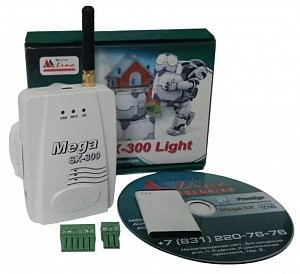 Детальное изображение товара "GSM сигнализация Микро Лайн Mega SX-300 Light" из каталога оборудования для видеонаблюдения