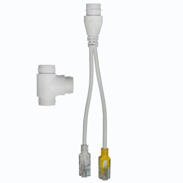 Детальное изображение товара "Разветвитель POE для подключения 2 камер по 1 кабелю витая пара" из каталога оборудования для видеонаблюдения