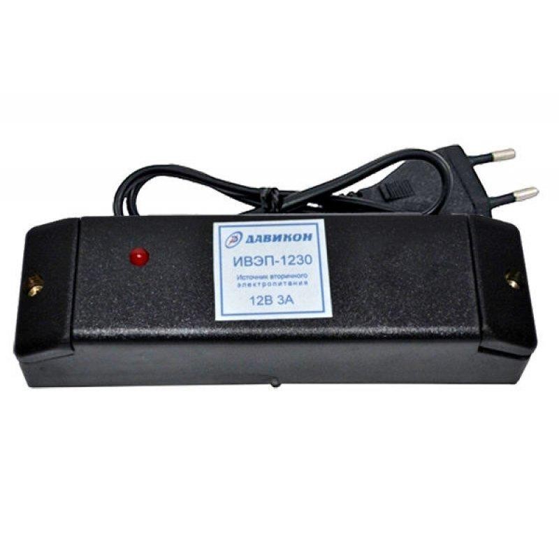 Детальное изображение товара "Блок питания 12В 3А Давикон ИВЭП-1230 крепление на стену" из каталога оборудования для видеонаблюдения