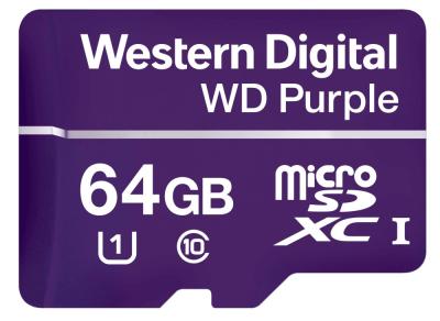 Карта памяти 64Гб WD Purple (WDD064G1P0A) Карта памяти 64Гб WD Purple (WDD064G1P0A)