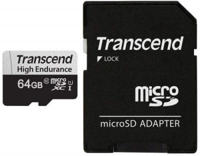 Карта памяти 64Гб Transcend High Endurance 350V (TS64GUSD350V)