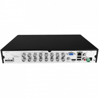 Детальное изображение товара "Гибридный видеорегистратор 16-канальный 5Мп Trassir TRASSIR XVR-5216" из каталога оборудования для видеонаблюдения