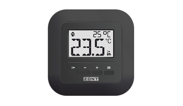 Детальное изображение товара "Комнатный термостат ZONT МЛ-232.black (RS-485)" из каталога оборудования для видеонаблюдения